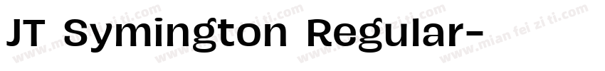 JT Symington Regular字体转换